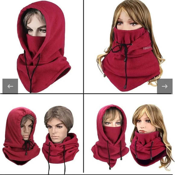 Joyoldelf Thermal Balaclava Face Mask Outdoor Sports Mask Hood Hat - Picture 3 of 12